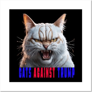 Cats Against Trump Posters and Art